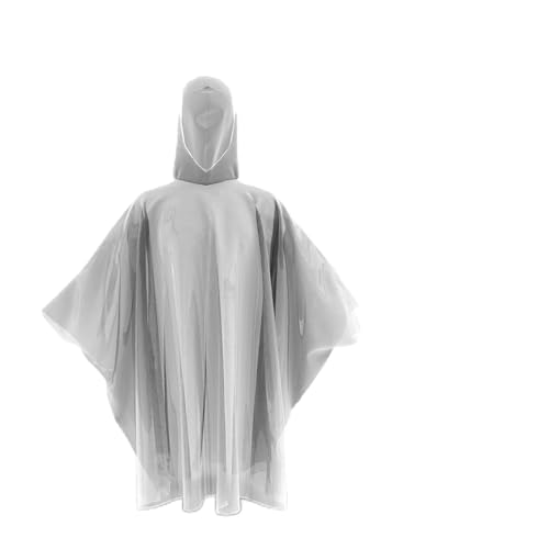 Hagon PRO Einweg-Regenponchos für Erwachsene (5 Stück) - Weiß - XX-Large von Hagon PRO