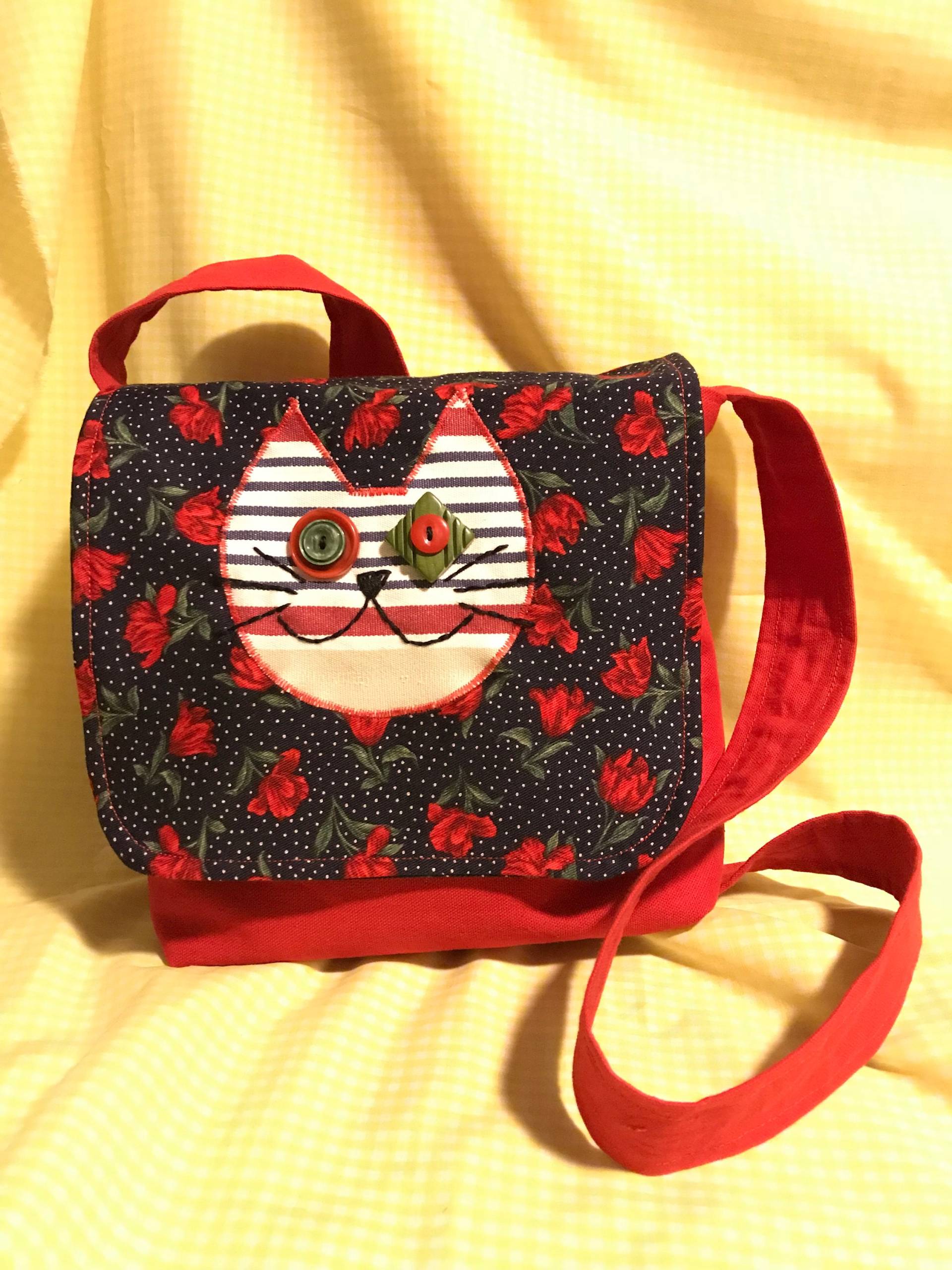 Handgemachte, Mittelgroße Tasche Im Messenger Stil von HagsBagsnBobs