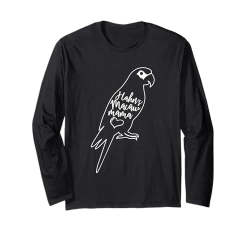 Hahn´s Ara Mama Vogelhaltung Papagei Mama Hahn´s Ara Langarmshirt Hahn´s Ara Mama Vogelhaltung Papagei Mama Hahn´s Ara Langarmshirt von Hahn´s Macaws Costume For Birdkeeper & Bird Lover