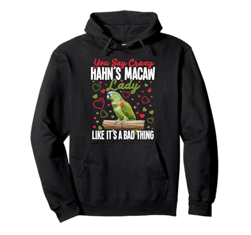 Hahn´s Ara Mama Vogelliebhaber Crazy Lady Hahn´s Ara Pullover Hoodie Hahn´s Ara Mama Vogelliebhaber Crazy Lady Hahn´s Ara Pullover Hoodie von Hahn´s Macaws Costume For Birdkeeper & Bird Lover