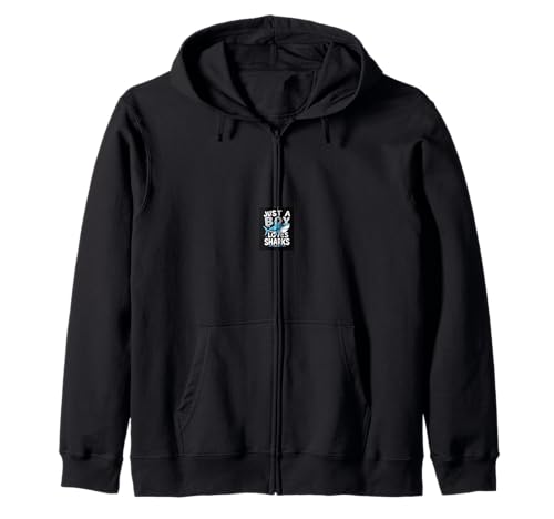 JUST A Boy WHO Loves Sharks Haifischliebhaber Kapuzenjacke JUST A Boy WHO Loves Sharks Haifischliebhaber Kapuzenjacke von Hai-Liebhaber-Geschenkentwurf