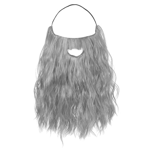 HaiFafafaing Fake Bart Falsche Bärt Gefälschte Bärte Party-Künstlicher Perücke Bart Zauberer Beard Weihnachtsmann Lang Whisker für Halloween Party Maskerade Kostüm Weihnachten von HaiFafafaing