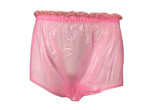 Haian ABDL Slip-On-Board-Slip aus Kunststoff, mit Verriegelung, Größe XXL, Rosa transparent Haian ABDL Slip-On-Board-Slip aus Kunststoff, mit Verriegelung, Größe XXL, Rosa transparent von Haian
