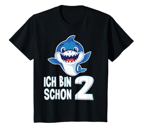 Kinder Hai 2 Jahre Geburtstagsshirt Junge Haifisch Hai 2 Geburtstag T-Shirt Kinder Hai 2 Jahre Geburtstagsshirt Junge Haifisch Hai 2 Geburtstag T-Shirt von Haifisch Geburtstagsshirts für Kinder Ajeli