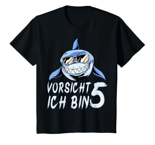 Kinder Hai 5 Jahre Geburtstagsshirt Junge Haifisch Hai 5 Geburtstag T-Shirt Kinder Hai 5 Jahre Geburtstagsshirt Junge Haifisch Hai 5 Geburtstag T-Shirt von Haifisch Geburtstagsshirts für Kinder Ajeli