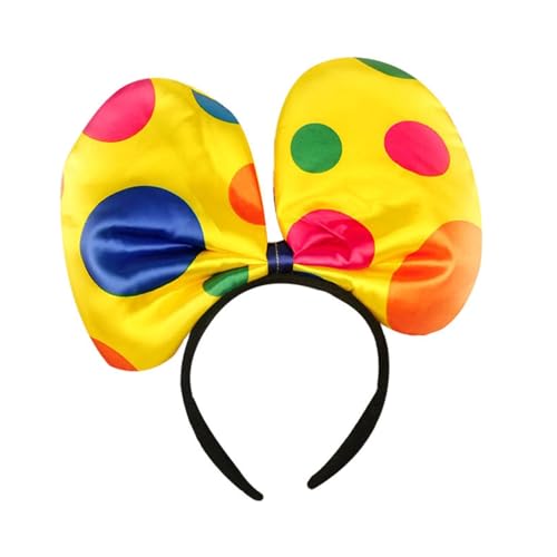 1/3pcs Clown Kostüm Set Circus Clown Stirnband Bowtie Minirock Halloween Cosplay Accessoires Für Kinder Girls Geschenke von Haiki