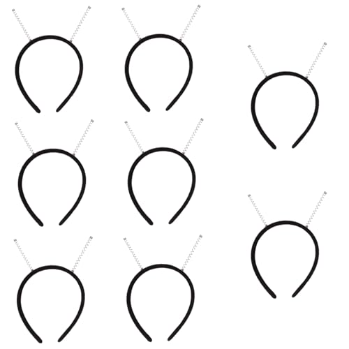 10 Stück einfarbiges Stirnband Auffälliges Haarband Haarband Schwarz Unsichtbares Haarband für Haarreifen Styling von Haiki