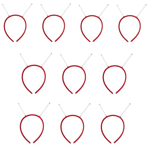 10 Stück einfarbiges Stirnband Auffälliges Haarband Haarband Schwarz Unsichtbares Haarband für Haarreifen Styling von Haiki