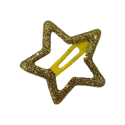 5 x Stern-Haarspangen für Kinder, Metall-Haarspangen, Haarspangen, Haarnadeln, Haarschmuck, Kopfbedeckung, Styling-Werkzeuge von Haiki
