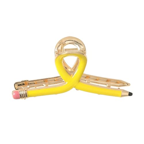 Ästhetischer Bleistift Haarklaue Clip Strong Hold Claw Clip Pferdeschwanzhalter Für Schullehrer Lehrer Schenken Lehrer Haare Clip von Haiki