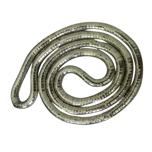 Biegbare Schlangenkette, Halskette, flexible Chokerkette, Punk-Schmuck-Zubehör für den täglichen Gebrauch und Partys, kreatives Geschenk, stilvolle Schlange für Frauen, Diameter 8, Wie beschrieben von Haiki