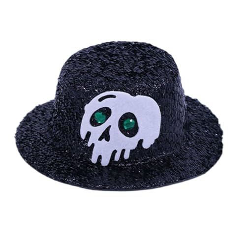 Dekorative Haarzubehör Tiny Haare Klammern Minis Top Haare Skelettkappen Barrette Halloween Cosplay Party von Haiki