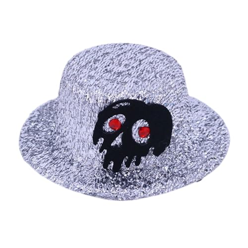 Dekorative Haarzubehör Tiny Haare Klammern Minis Top Haare Skelettkappen Barrette Halloween Cosplay Party von Haiki