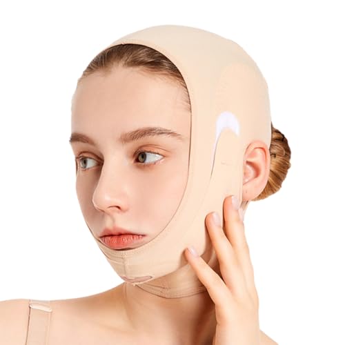 Facelifting Gürtel Zur Straffung Und Straffung Der Doppelkinn Reduzier V Linien Maske Für Frauen Verstellbar von Haiki