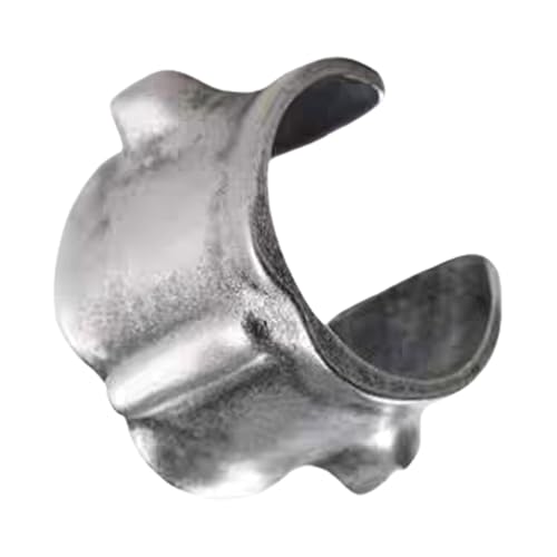 Geschlechtsneutraler Clip Auf Schmuck Silberohrmanschette Mit Anatomischen Schafknochenkonturen Form Accessoire Minimalistische Kletterer Für Lässig/formell von Haiki