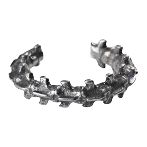 Geschlechtsneutraler Clip Auf Schmuck Silberohrmanschette Mit Anatomischen Schafknochenkonturen Form Accessoire Minimalistische Kletterer Für Lässig/formell von Haiki