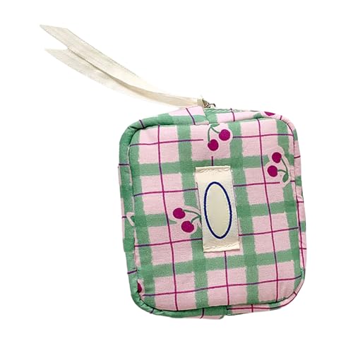 Haiki Gittermuster Kosmetische Organisierte Beutel Frucht Design Mehrere Taschen Aufbewahrungsbeutel Tragbares Make Up Zubehör Kosmetischer Organizer von Haiki