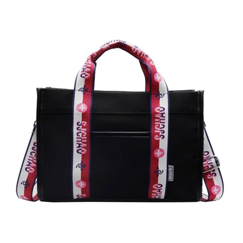 Haiki 1. Trendy Übergroßer Leinwandbeutel Mit Verstärktem Und Verstellbarem Riemen Für Den Täglichen Gebrauchspendlertasche von Haiki