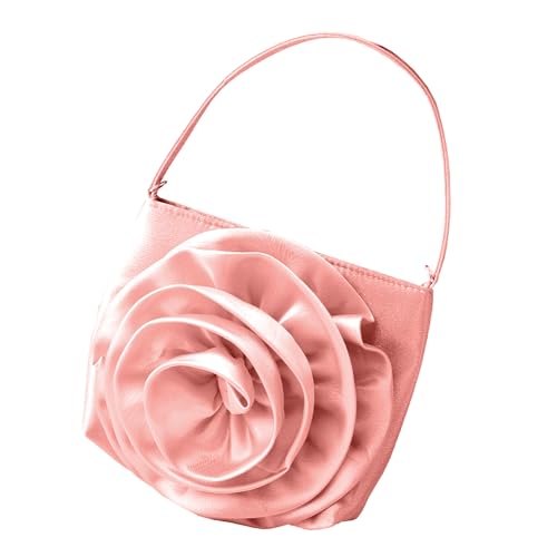 Haiki Elegante Abendtasche Mit Kette Für Frauen Stilvolle Umhängetaschen Blumenhandtasche Für Brautjungfern Und Besonderen Anlass Retro Abendtasche von Haiki