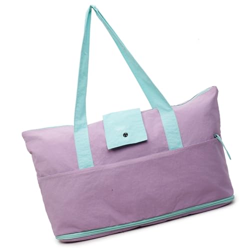 Haiki Erweiterbare Faltbare Fitness Reisetaschen Mit Großer Kapazität Leichtes Oxford Stoff Wasserdichte Praktische Carryall Für Training Sport Trip Multi Purpose Carryall Tasche von Haiki