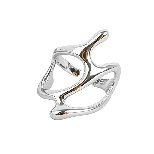 Haiki Gold Silber Farbe Retro Unregelmäßiger Zweigring Verstellbare Persönlichkeitsringe Für Frauen Mode Handgefertigtes Schmuck Geschenk Haiki Gold Silber Farbe Retro Unregelmäßiger Zweigring Verstellbare Persönlichkeitsringe Für Frauen Mode Handgefertigtes Schmuck Geschenk von Haiki