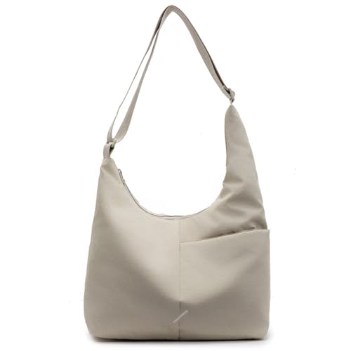 Haiki Große Nylon Crossbody Tasche Für Frauen Und Männer Schulter Botenbeutel Mit Verstellbarem Riemen Für Die Arbeit Und Reise Umhängetasche von Haiki