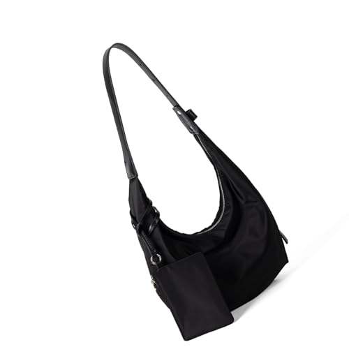 Haiki Koreanische Stile Unterarmtasche Leicht Nylon Schulter Mode Crossbody Geldbörse Für Frauen Pendler Essentielles Mehrzweck Nylon Schulter von Haiki