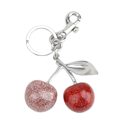 Haiki Leichte Kirschenschlüsselende Fruchtform Keychain Geldbeutel Charme Stylish Backpack Accessoire Für Trendige Frauen Und Teenager von Haiki