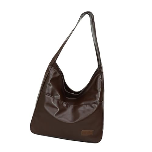 Haiki Retro Umhängetasche Leichte Handtasche Geräumige PU Unterarm Geldbörse Für Frauen Täglich Pendelverkehrsbeutel von Haiki