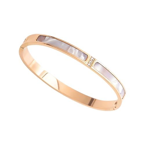 Haiki Zeitgenössische Drei Steinlegierung Armband Weiße Mutter Von Perlen Detail Fashion Schmuck Accessoire Für Tägliche Freizeitnutzung Personalisierung Trendy Accessoires von Haiki