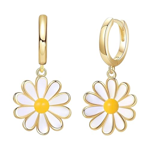 Hypoallergenen Lagbarisch Florale Ohrringe Eleganter Emaillierter Schmuck Handgefertigt von Haiki