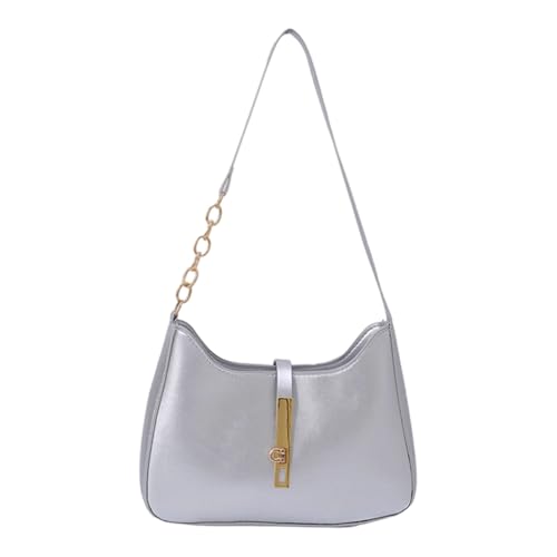 Korean Styles Achselbeutel Für Frauen Handtasche Fashion Schulter PU Leder Unterarm Einkauf Pendeln Frauen Styles Achselhilfe Trendige Handtasche Und Geldbörse Einfacher Schulter von Haiki