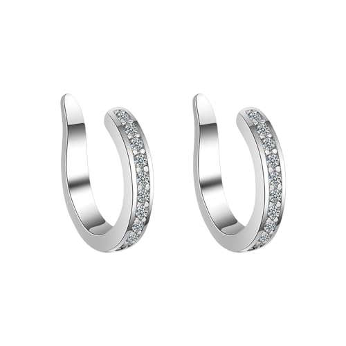 Kubische Zirkonia Besorgtes Ohrknochen Manschette Piercing Kupferschmuck Party Accessoire Daily Wear Ohrknochen Clip von Haiki