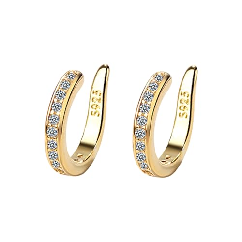 Kubische Zirkonia Besorgtes Ohrknochen Manschette Piercing Kupferschmuck Party Accessoire Daily Wear Ohrknochen Clip von Haiki