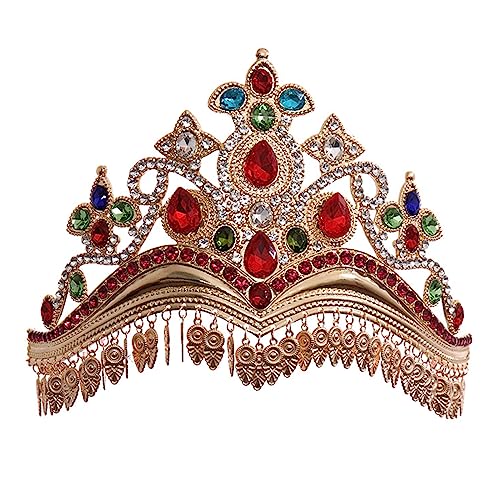 Luxuriöser Quastenhaarbänder Legierungsblatt Kronhaar Accessoire Ornament Für Bühnenshow Partys Auftritte Anlässe Anlässe von Haiki