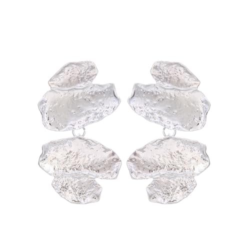 Mode Blattgoldohrringe Für Frauen Tragbare Legierungsparty Schmuck Elegante Geschenkideen Inspirierte Ohrhörerschmuck von Haiki