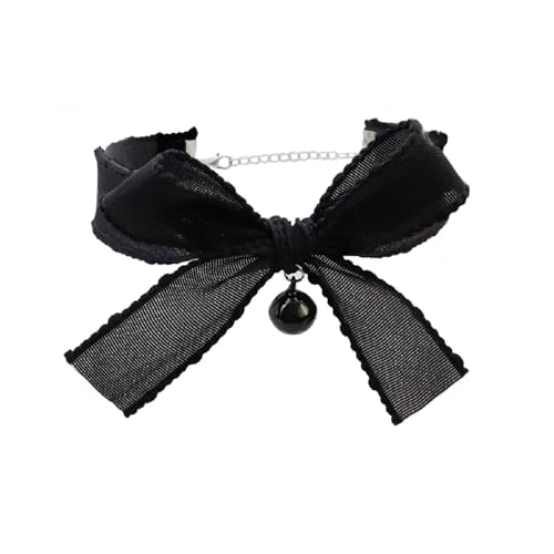 Modetrend Leicht Luxus Nische Colarbone Kette Temperament Einfaches Handgewebte Bogenknotenglocke Ästhetik Halskette von Haiki