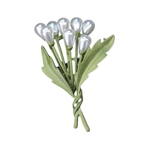 Modische Charm-Brosche, modische Pflanze, schöne Abzeichen, Legierung, Textur, für den täglichen Gebrauch oder als Geschenk, Wald-Pin, Einheitsgröße, Wie beschrieben von Haiki