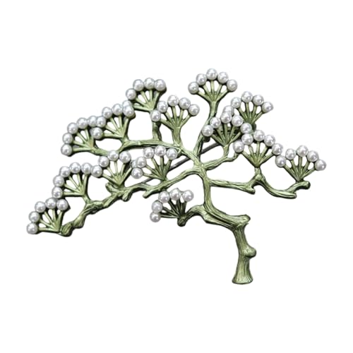 Modische Charm-Brosche, modische Pflanze, schöne Abzeichen, Legierung, Textur, für den täglichen Gebrauch oder als Geschenk, Wald-Pin, Einheitsgröße, Wie beschrieben von Haiki