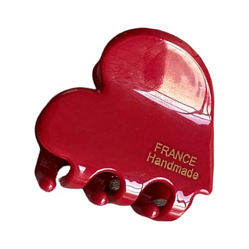 Modische Herz Haare Barrettes Einzigartige Nakakreous Klemme Haarnadelhaarclips Stylish Herz Haarzubehör Freizeitverbrauch Unisex Acetat Haarzubehör Accessoires von Haiki