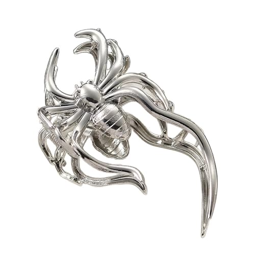 Nonslip Spiders Haarklauen Clip Strong Hold Electroplate Design Large Klammer Für Tägliche Und Punk Event Frauen Accessoire Metal Hair Clip von Haiki