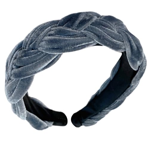 Retro-Plüsch-Zopf-Stirnbänder, elastisch, bequem, modisches Haar-Accessoire für Damen, modisches Haarstyling-Werkzeug, Zopf-Design, Haarband, elastisch Retro-Plüsch-Zopf-Stirnbänder, elastisch, bequem, modisches Haar-Accessoire für Damen, modisches Haarstyling-Werkzeug, Zopf-Design, Haarband, elastisch von Haiki
