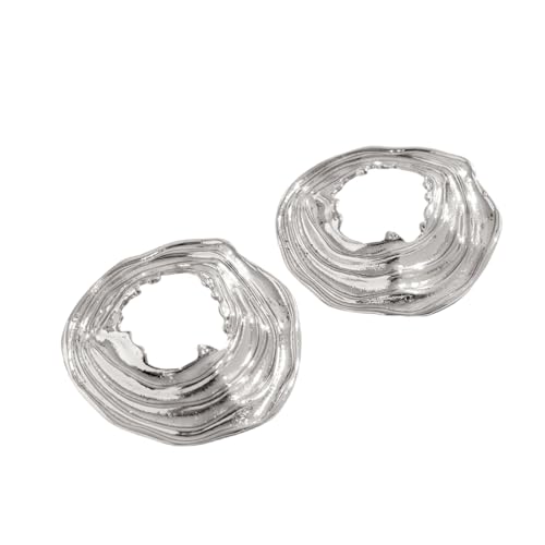 Stilvolle Ohrstecker aus Legierung mit einzigartiger geometrischer Form für lässige Outfits oder formelle Anlässe, trendiger Schmuck für Damen von Haiki