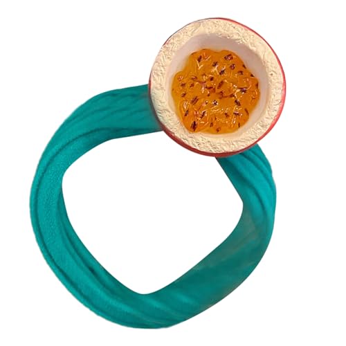 Süße Haargummis aus Kunstharz, dehnbar, schützende Haarringe, rutschfester Pferdeschwanz-Halter mit Gummiband für Frauen, Frisuren, hohe Elastizität, Haargummis von Haiki