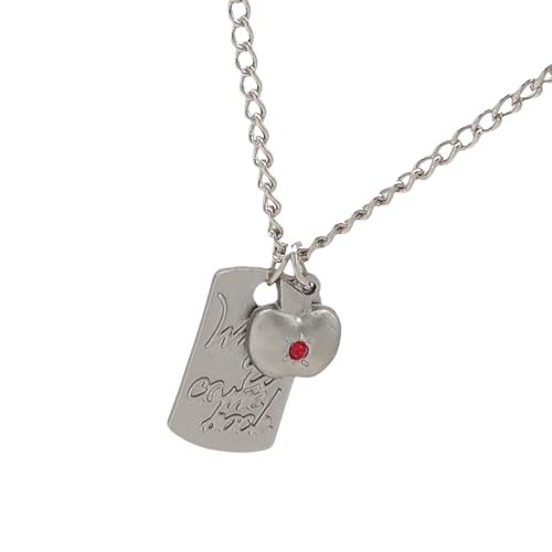 Trendige quadratische Halskette mit Cartoon-Charakteren, Halskette mit Kristalldetails für Arbeit und gesellschaftliche Zusammenkünfte, eleganter Damen-Halsschmuck Trendige quadratische Halskette mit Cartoon-Charakteren, Halskette mit Kristalldetails für Arbeit und gesellschaftliche Zusammenkünfte, eleganter Damen-Halsschmuck von Haiki