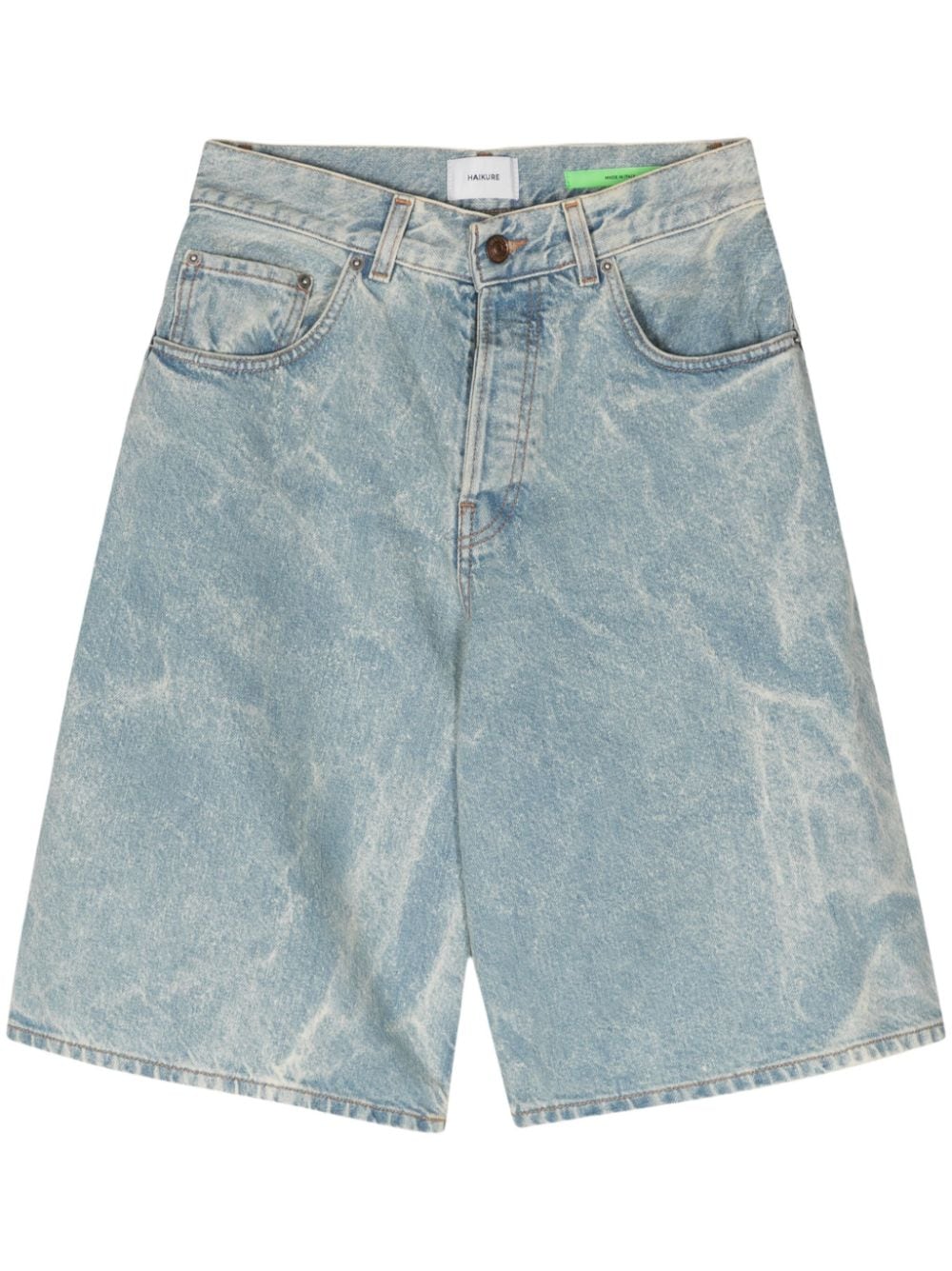 Haikure Becky Jeans-Shorts mit weitem Bein - Blau von Haikure