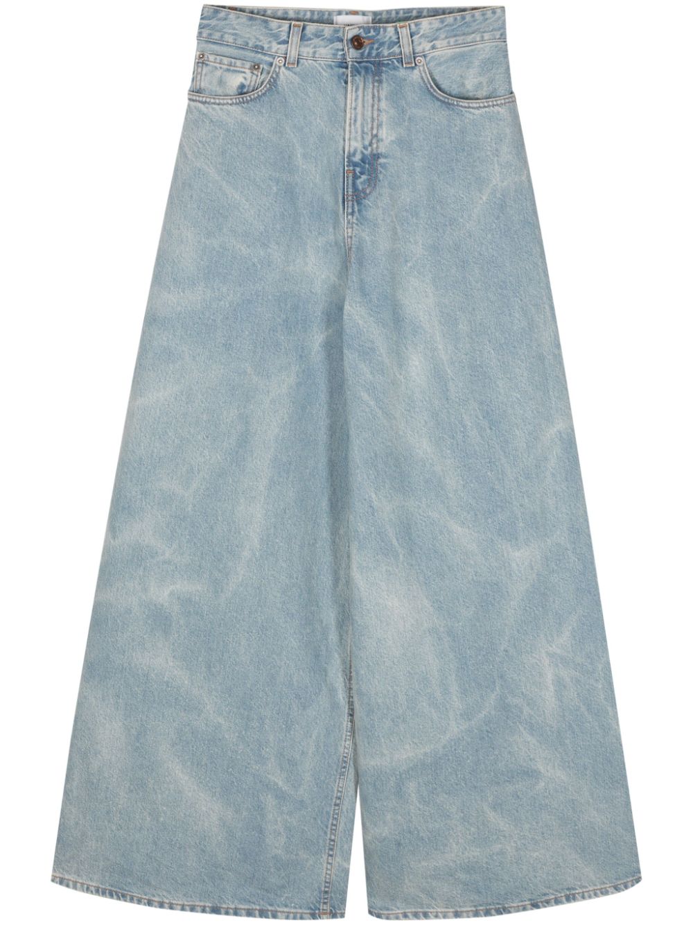 Haikure Big Betahny Jeans mit weitem Bein - Blau von Haikure