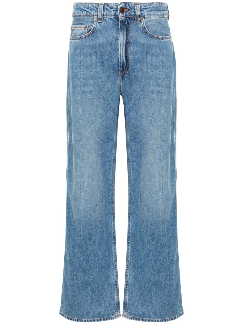 Haikure Halbhohe Winona Wide-Leg-Jeans - Blau von Haikure