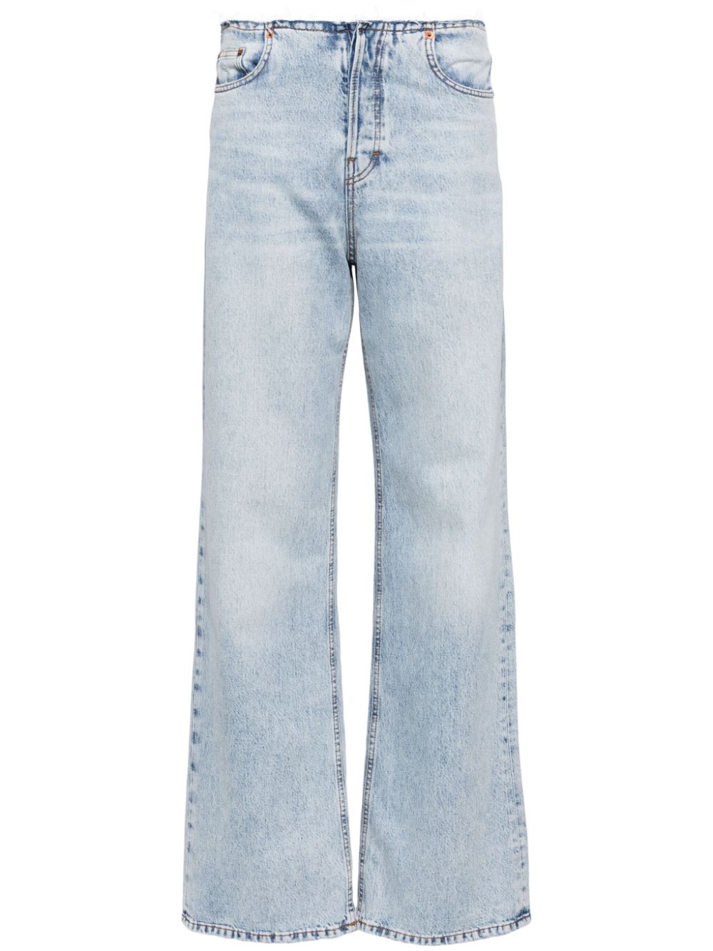 Haikure Korea Jeans mit weitem Bein - Blau von Haikure