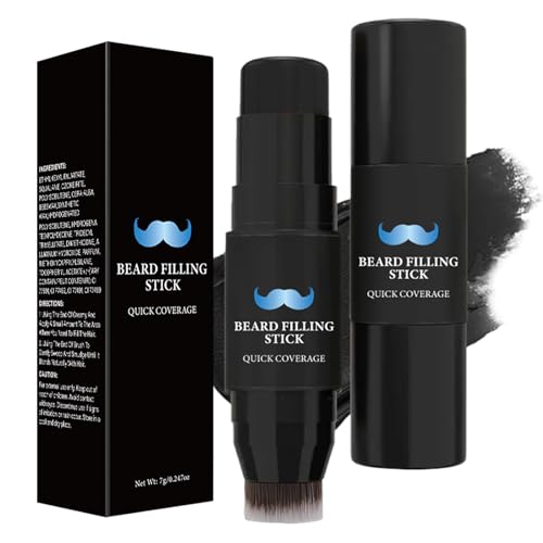 Bartfüller Für Männer | Creme-Auffüller Mit Pinsel | 7g Schweißfeste & Wasserfeste Langzeit-Färbung Mit Natürlichem Look von Hailerio
